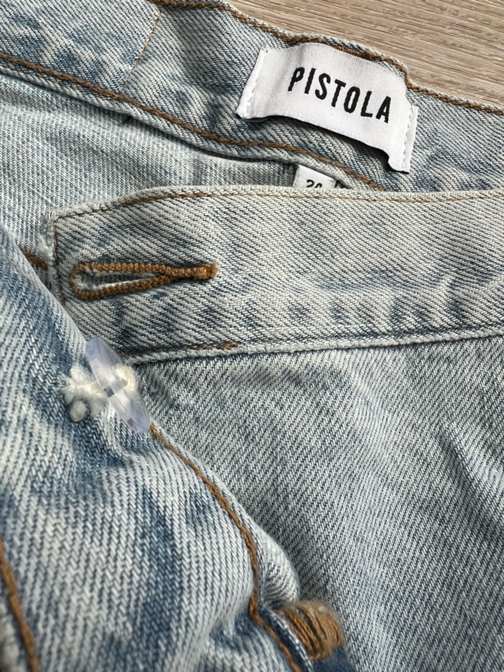 Pistola Light Wash Denim Shorts - Super Funky and Cute! - Picture 7 of 13